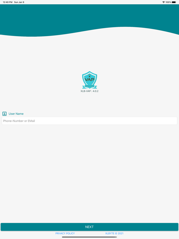 XLB-VAP iPad  Screenshots