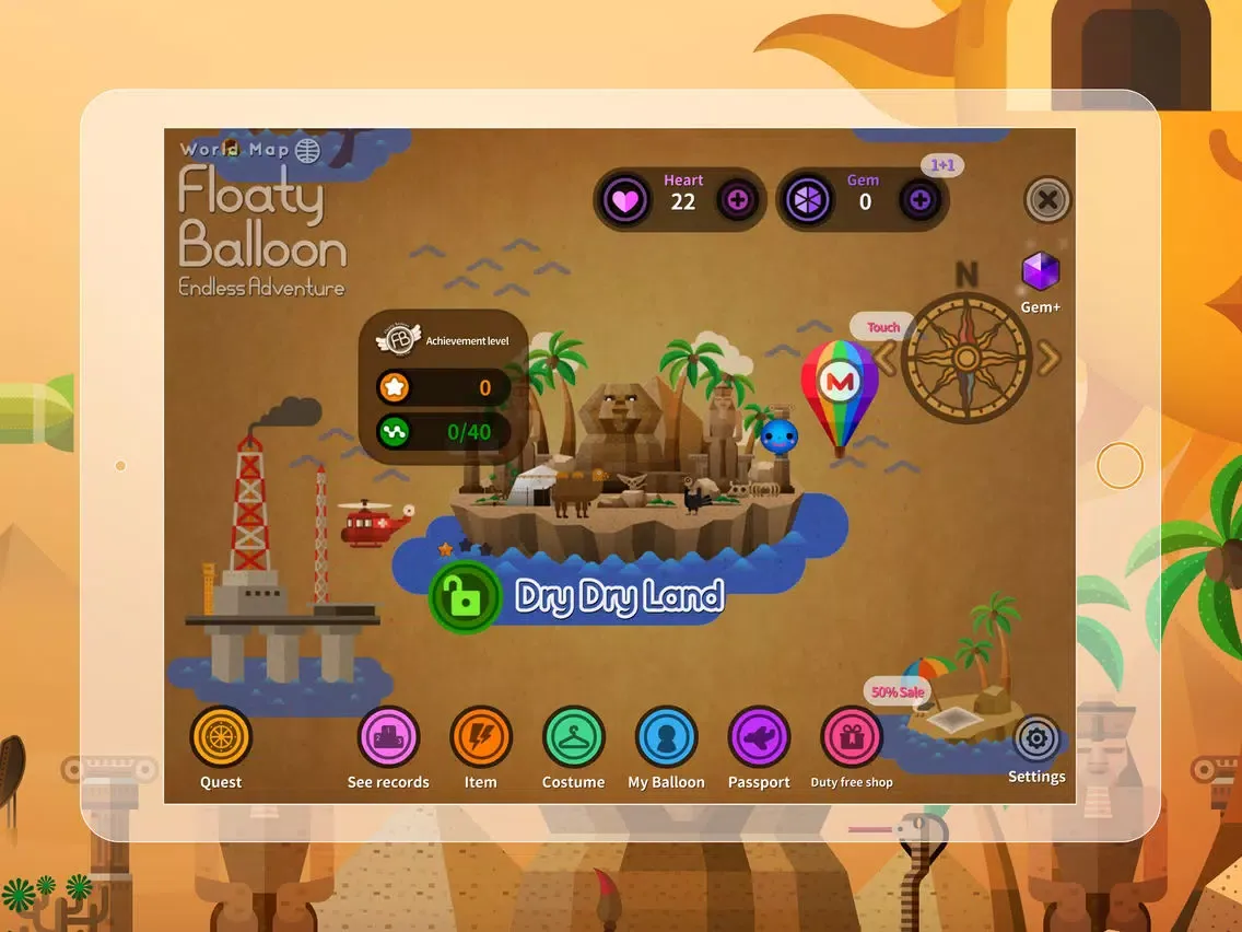FloatyBalloon:EndlessAdventure iPad Screenshots