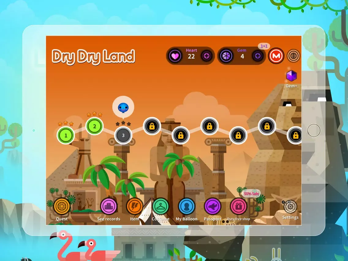 FloatyBalloon:EndlessAdventure iPad Screenshots