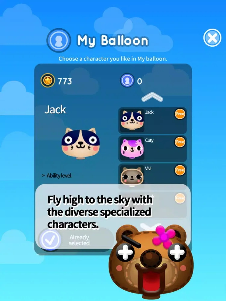 Скриншоты Fly High : Floaty Balloon iPad 