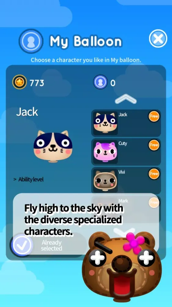 Скриншоты Fly High : Floaty Balloon
