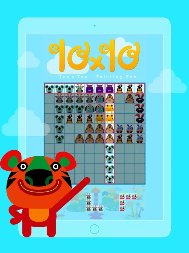 Ten x Ten : Painting Zoo iPad 應用截圖