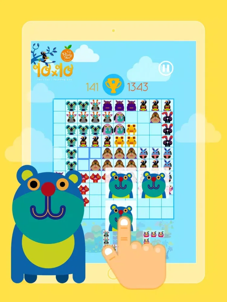 Ten x Ten : Painting Zoo iPad 應用截圖
