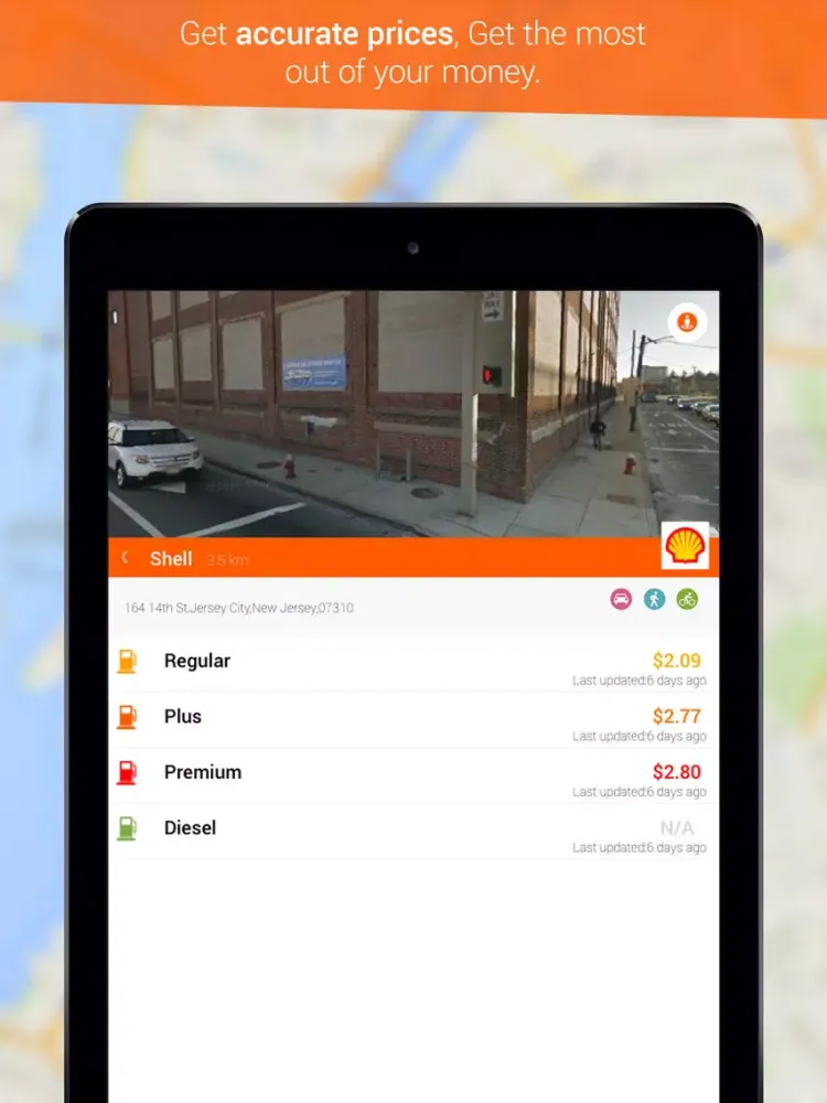 Gas Around Me - Find Cheap Gas Prices & Nearby Fuel Stations near you iPad 應用截圖