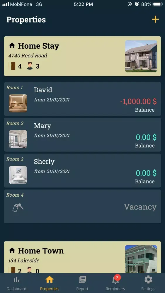 X Landlord: Tenant Management Screenshots