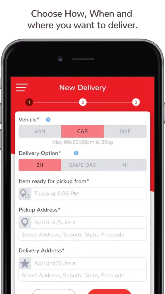 Скриншоты DeliverNow Customer - Courier