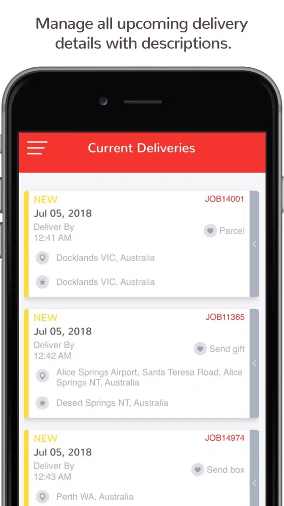 Скриншоты DeliverNow Customer - Courier
