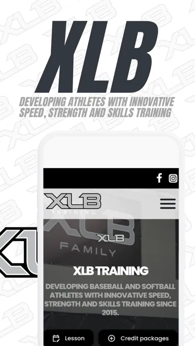 Capturas de tela do XLB Training