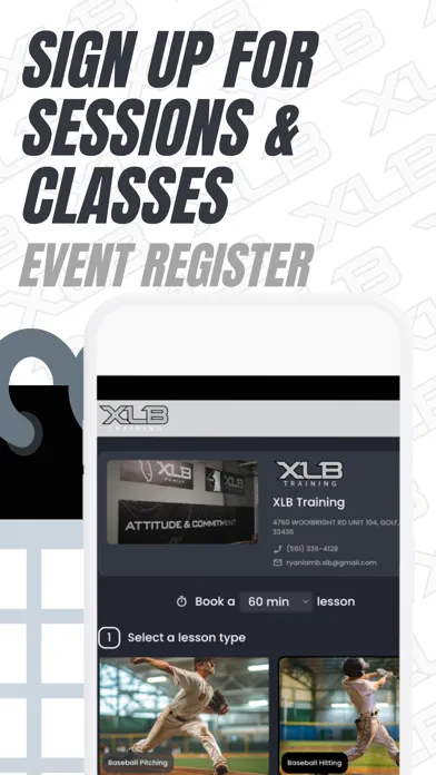 Capturas de tela do XLB Training