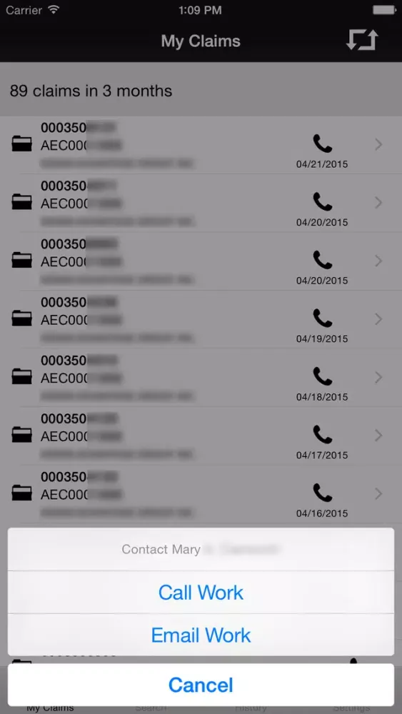 XL Catlin GlobalClaim Customer Portal Mobile Ekran Görüntüleri
