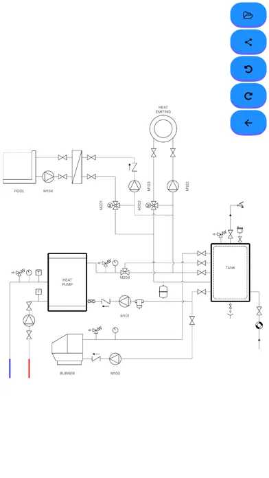 Captures d'écran de Hydraulic schemes