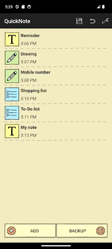 Скриншоты QuickNote Notepad Notes