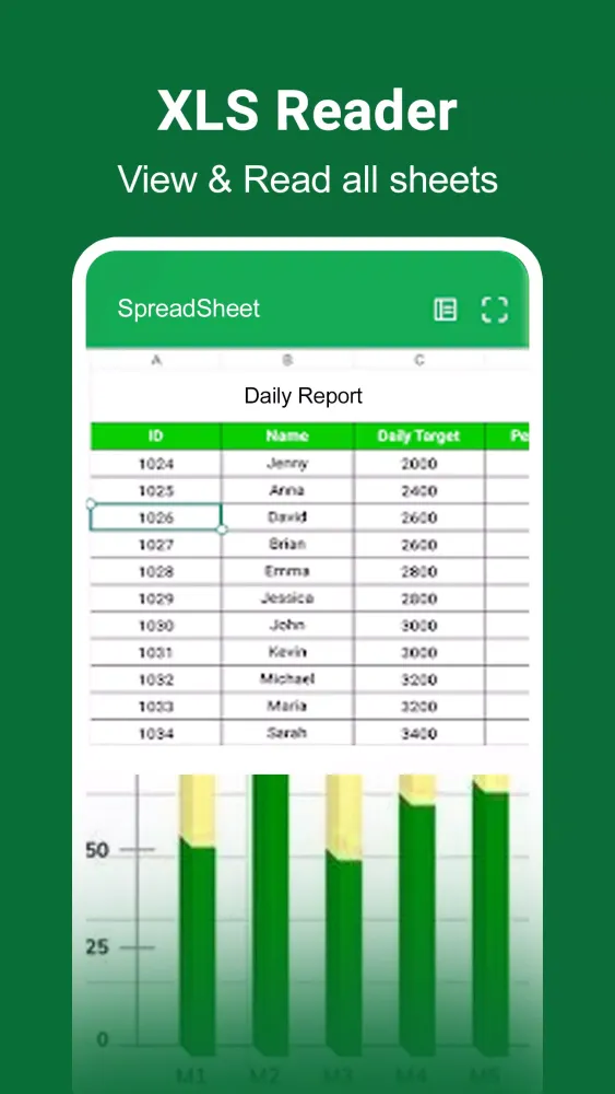 XLS File Viewer- XLS Reader Screenshots