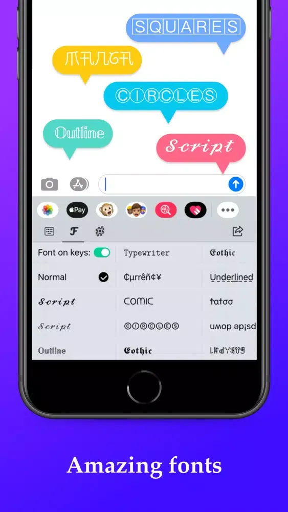 Stylish Fonts keyboard -Emoji سکرین شاٹس