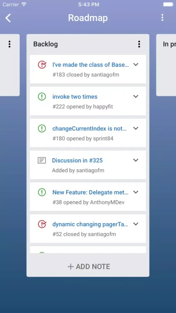 ProjectHub Screenshots