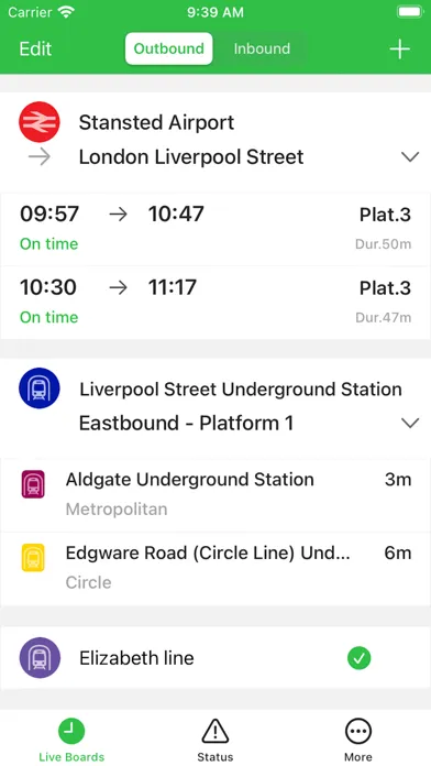 Live Boards - Train & TFL Time应用截图