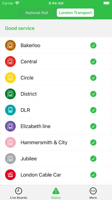 Live Boards - Train & TFL Time应用截图