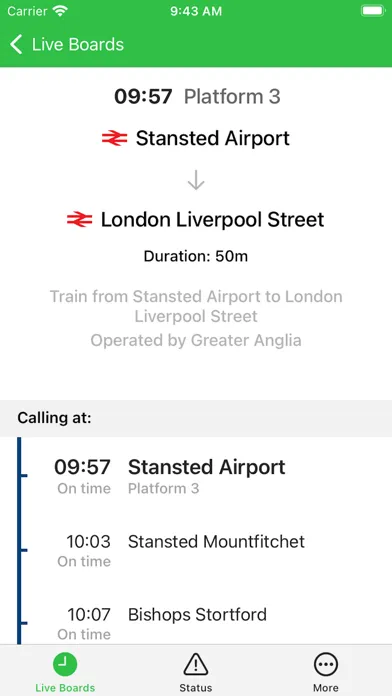 Live Boards - Train & TFL Time应用截图