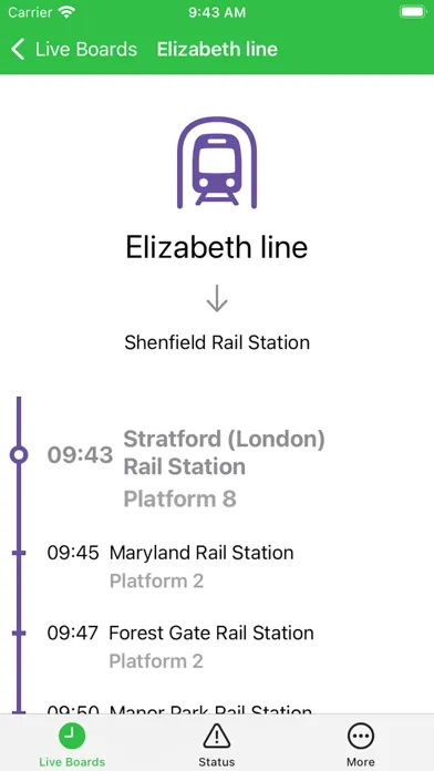 Live Boards - Train & TFL Time应用截图