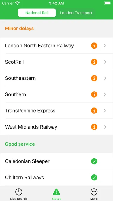 Live Boards - Train & TFL Time应用截图