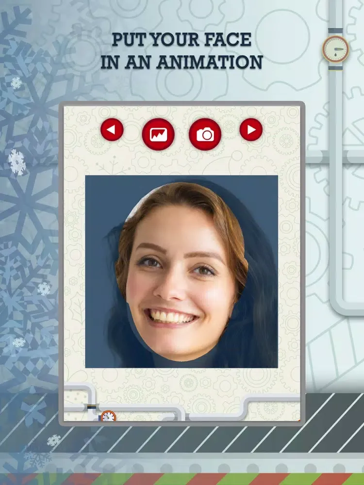 Tangkapan skrin Face Xmas Factory – Elf Dance iPad 
