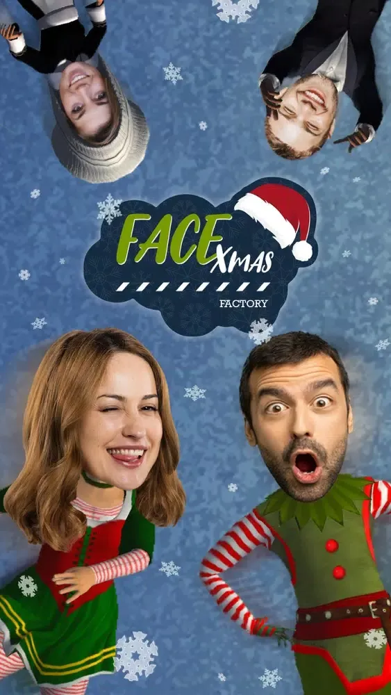 Tangkapan skrin Face Xmas Factory – Elf Dance