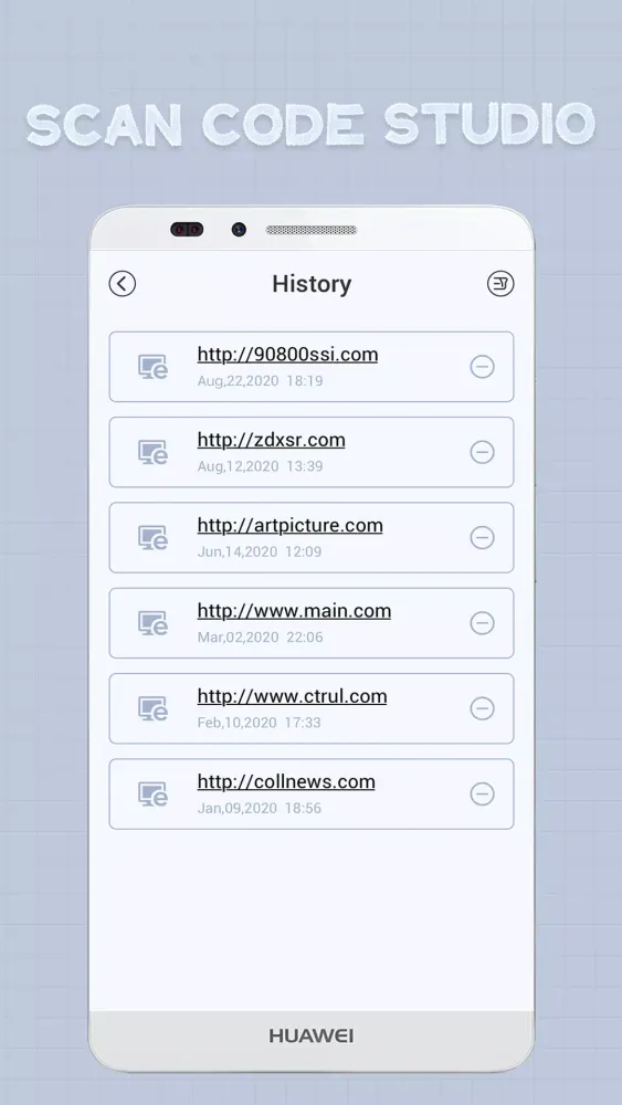ภาพหน้าจอของ Scan Code Studio