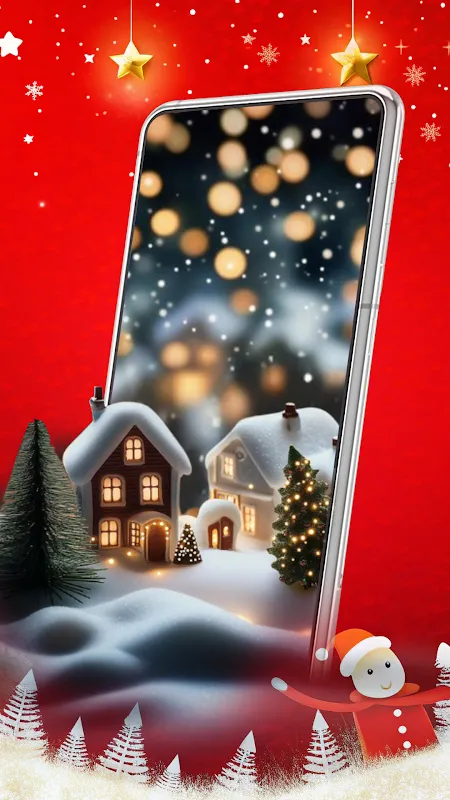 Screenshot di Christmas Wallpaper 3D Live