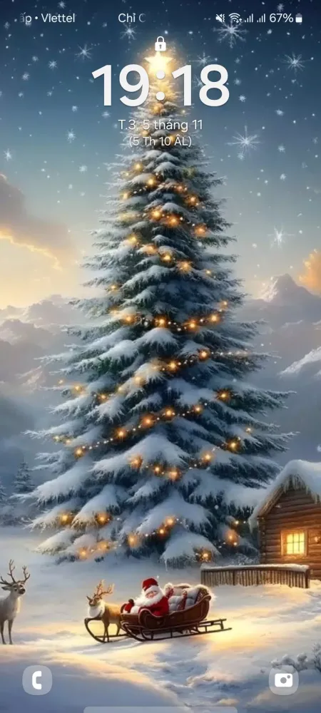 Captures d'écran de Santa Xmas 3D Live Wallpaper