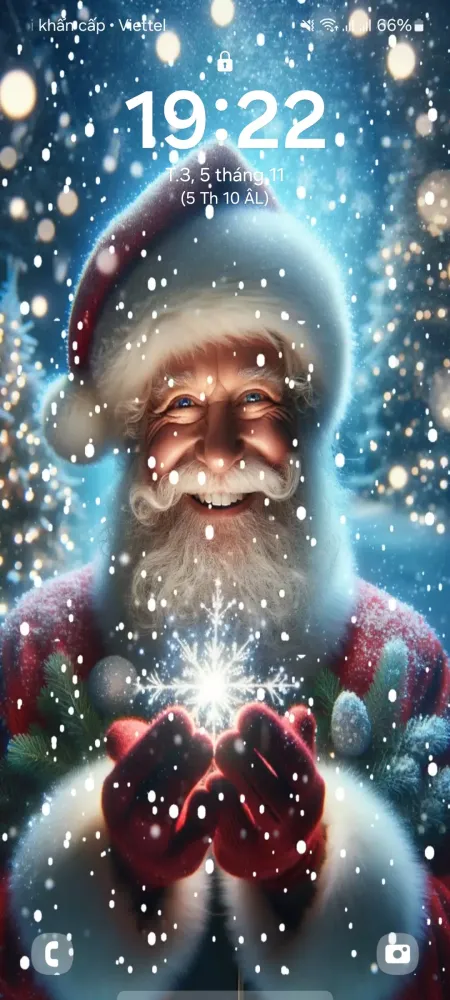 Captures d'écran de Santa Xmas 3D Live Wallpaper