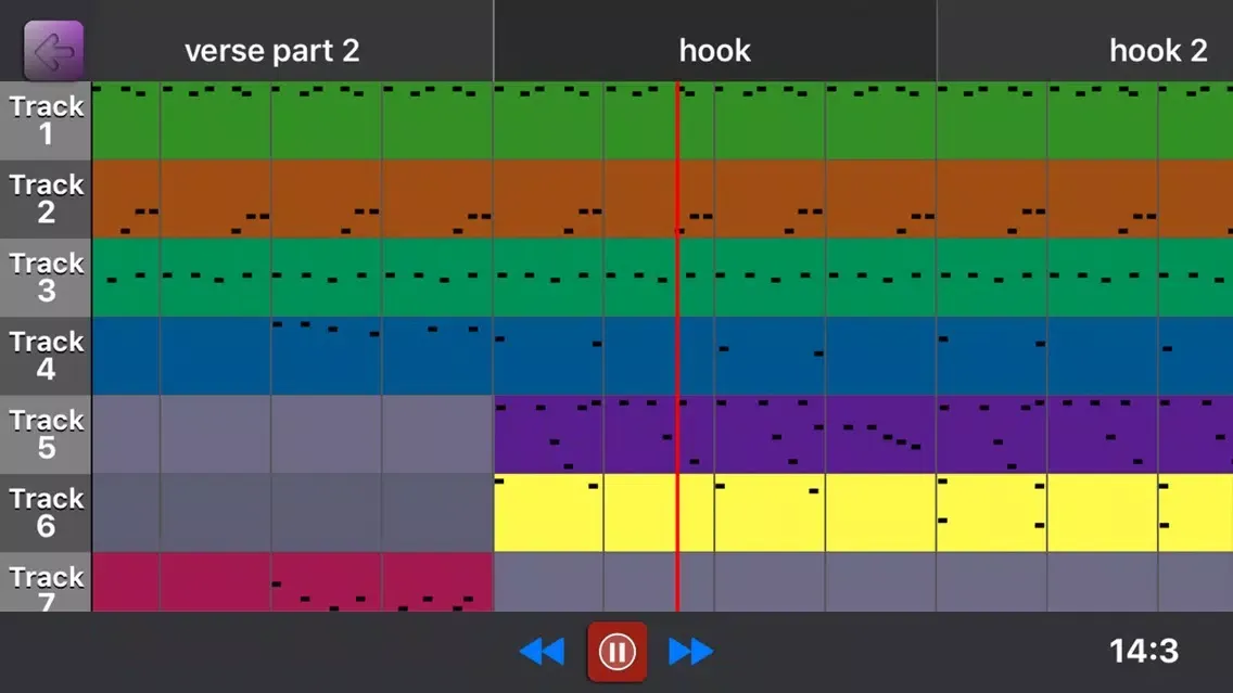 Screenshot di BeatPad
