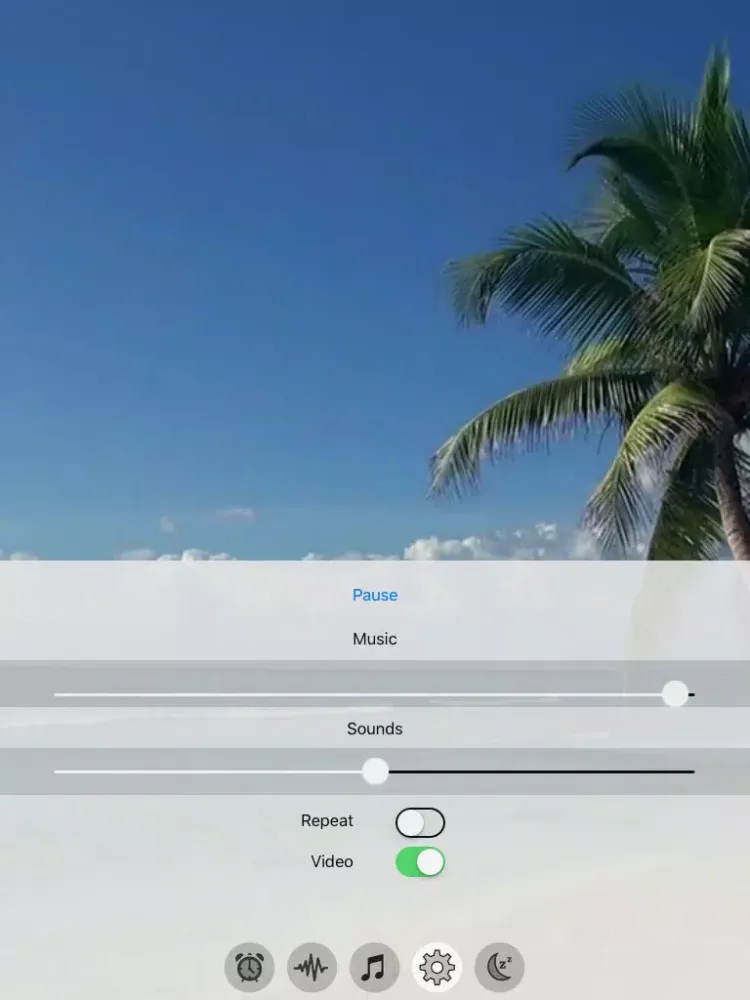 Tangkapan layar Music Healing 3 iPad 