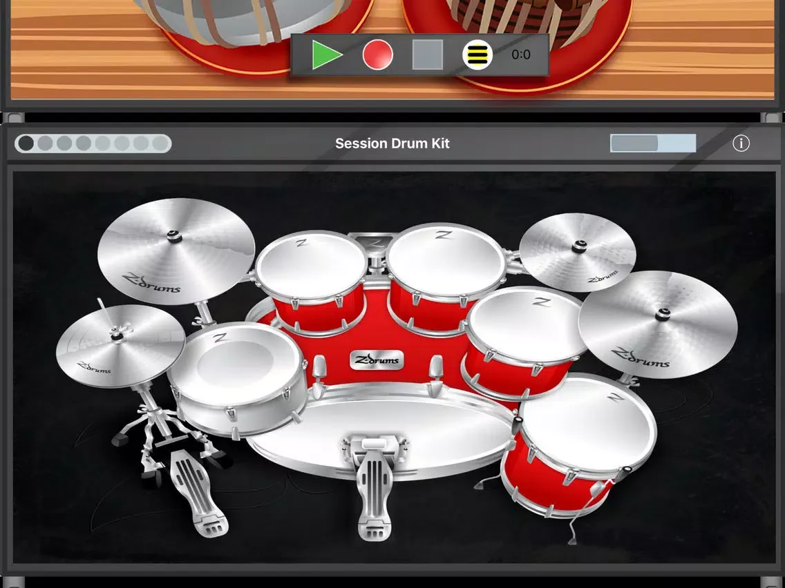 Ảnh chụp màn hình của Z-Drums 2 iPad 