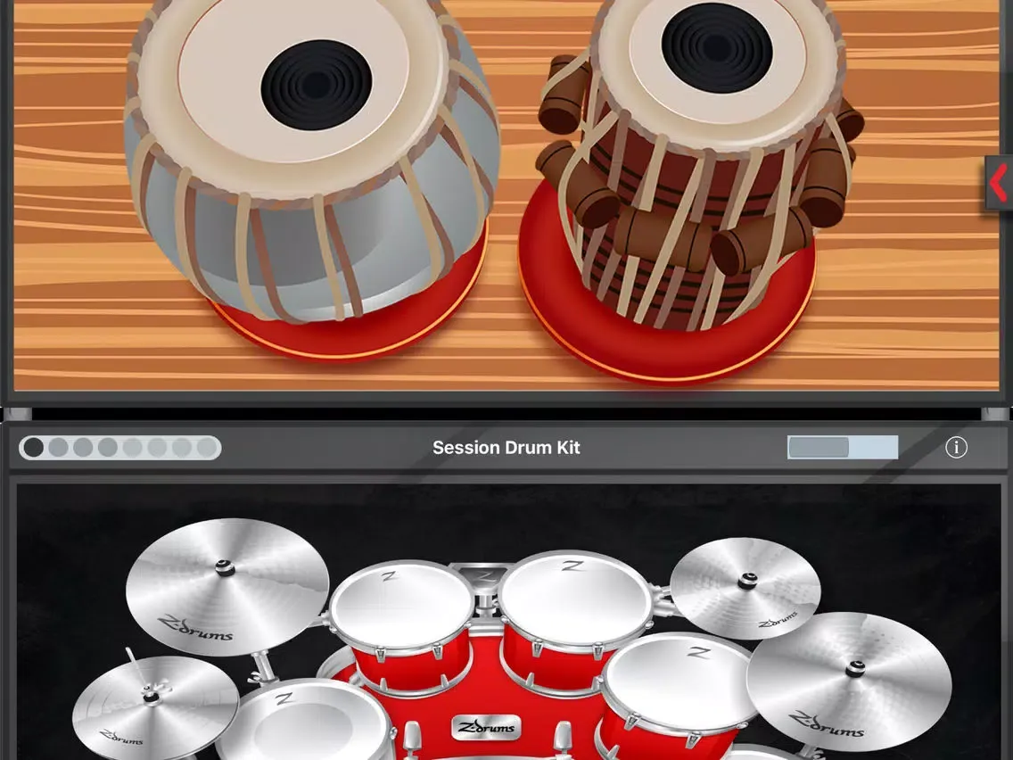 Ảnh chụp màn hình của Z-Drums 2 iPad 