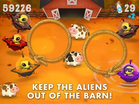 Capturas de tela do Cows vs Aliens iPad 