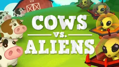 Capturas de tela do Cows vs Aliens