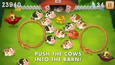 Capturas de tela do Cows vs Aliens