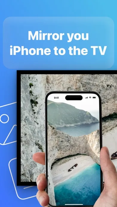 Capturas de tela do Cast to TV - Screen Mirror app
