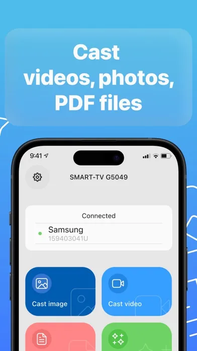 Capturas de tela do Cast to TV - Screen Mirror app