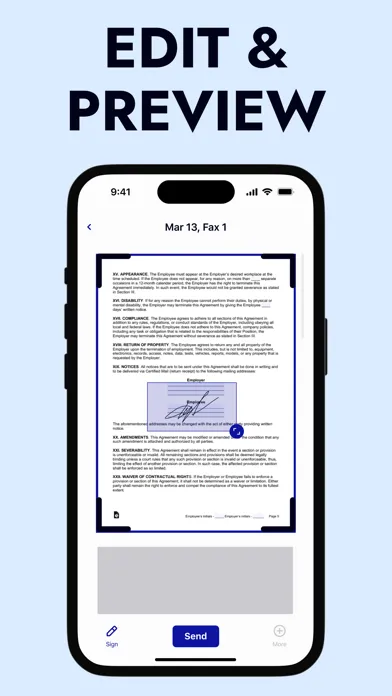 صور FAX - easy mobile fax sending