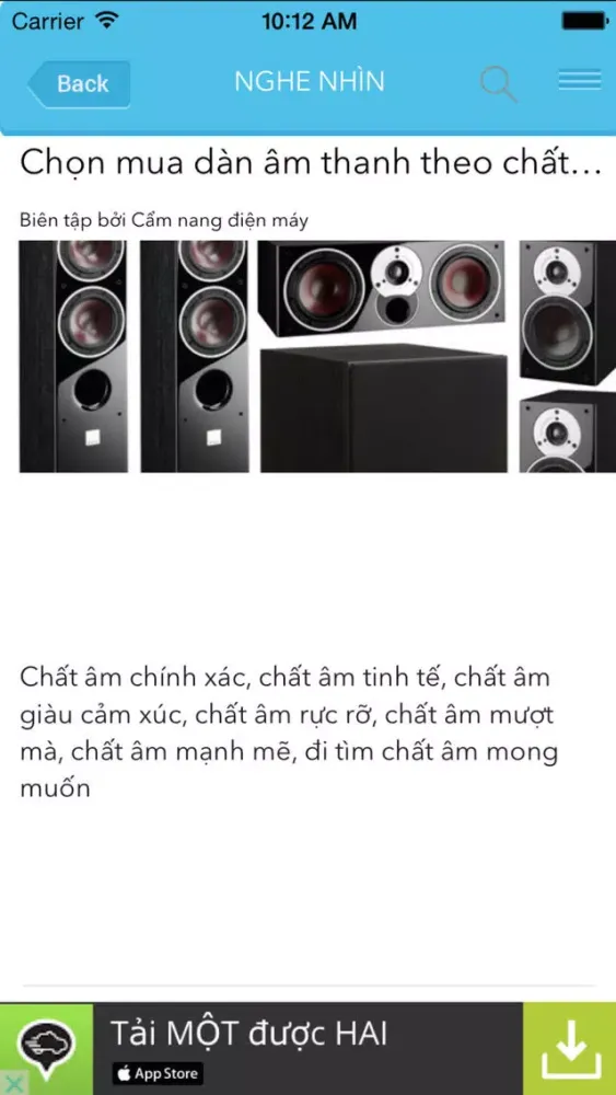Cẩm nang điện máy Ekran Görüntüleri