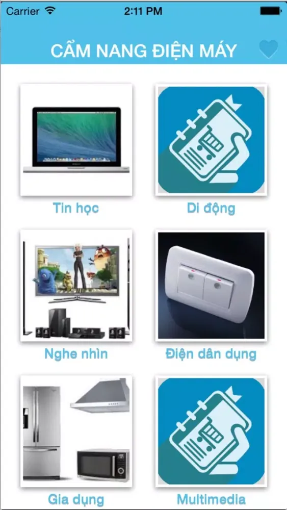 Cẩm nang điện máy Ekran Görüntüleri