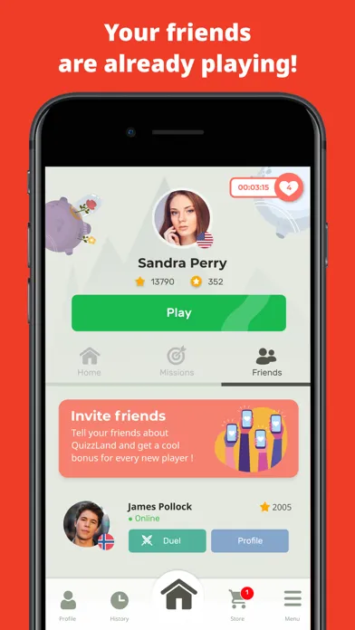 QuizzLand. Quiz & Trivia game سکرین شاٹس
