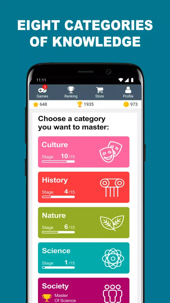 QuizzClub. Quiz & Trivia game Screenshots