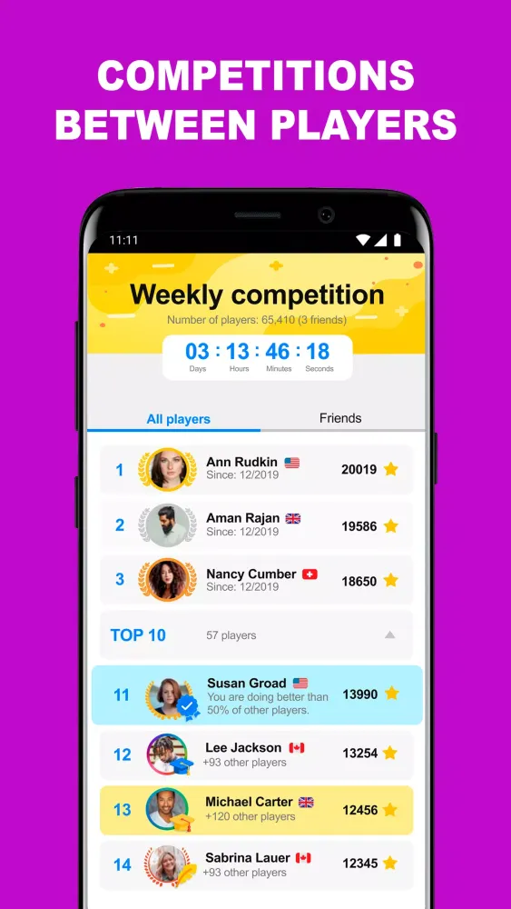 QuizzClub. Quiz & Trivia game Screenshots