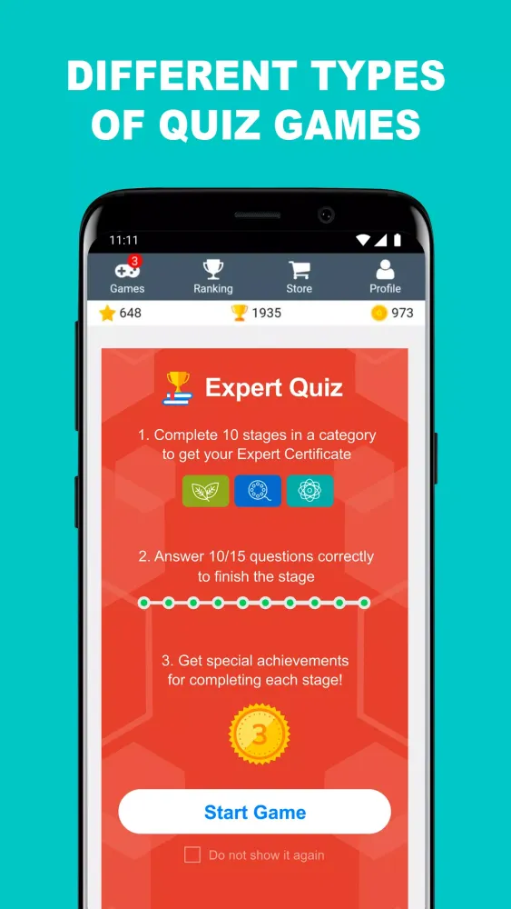 QuizzClub. Quiz & Trivia game Screenshots