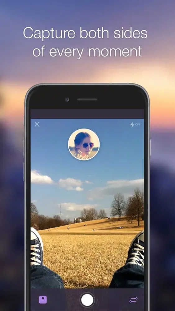ภาพหน้าจอของ SelfBack - Selfie & Back Camera