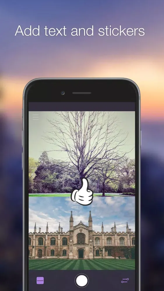 ภาพหน้าจอของ SelfBack - Selfie & Back Camera