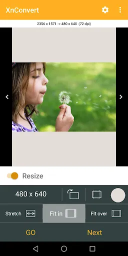 XnConvert - Photo Resize 스크린샷