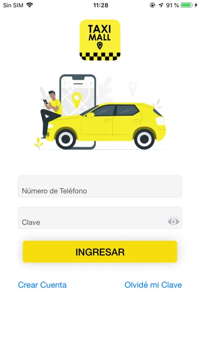 Tangkapan skrin Taxi Mall